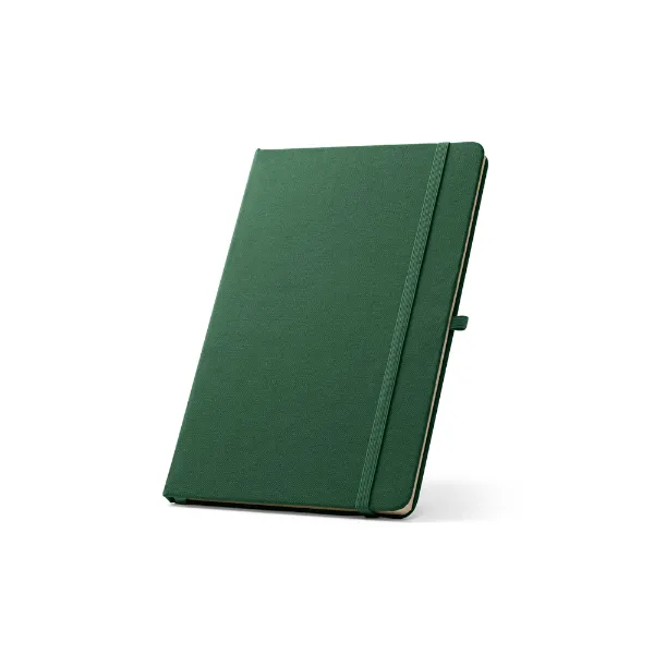 Caderno personalizado de capa dura em poliéster totalmente reciclado Caderno personalizado de capa dura em poliéster totalmente reciclado